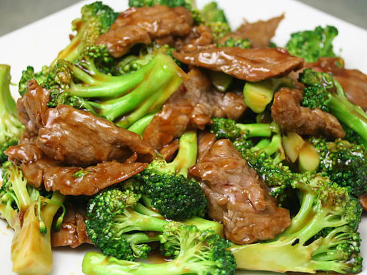Beef-broccoli at No.1 Restaurant，a Chinese Restaurant in Danville